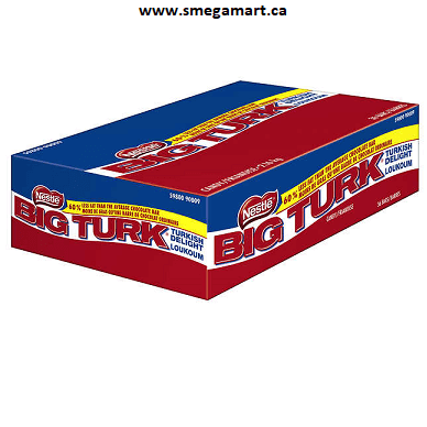 Buy Big Turk Chocolate Bars - 36 X 60g Box Online