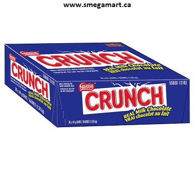 Buy Crunch Chocolate Bars - 36 × 44g Box Online