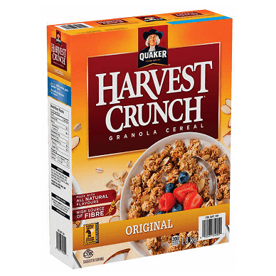 Buy Quaker Harvest Crunch Granola Cereal Online