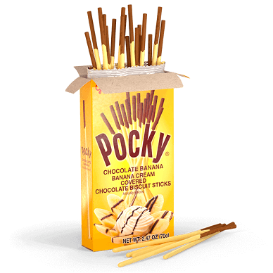 Buy Pocky Chocolate Banana Biscuit Sticks Online