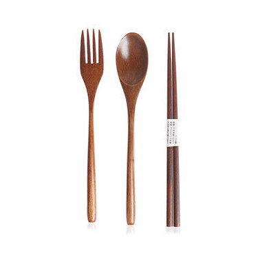 Japanese Wooden Utensils Set