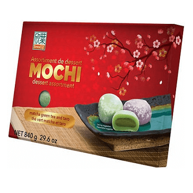 Green Tea Matcha, Taro, Adzuki Red Bean Mochi Box