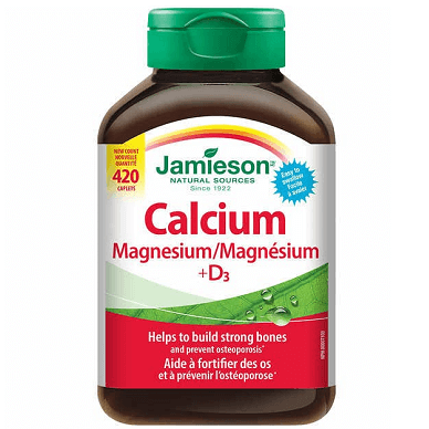 Buy Jamieson Calcium Magnesium With Vitamin D3 Tablets, 420-count Online