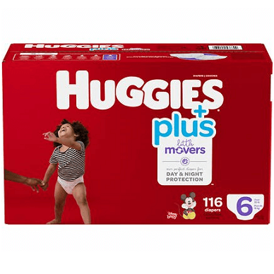 Buy Huggies Little Snuggle Diapers - Size 6 Online