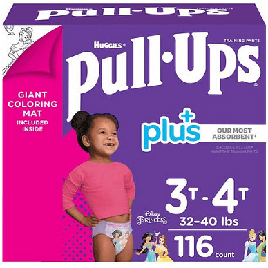 Buy Huggies Pull-Ups Plus Training Pants Girl (3T-4T) Online