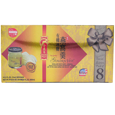 Buy Golden Nest Swallow Nest Soup Original (8x75ml) Online