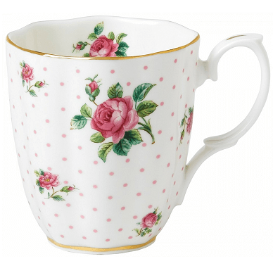 Buy Royal Albert White Roses Vintage Mug