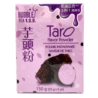 Buy Bubble Tea 1.2.3 Taro Flavor Powder