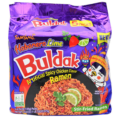 Buy Buldak Habanero Lime Hot Chicken Flavour Ramen Online