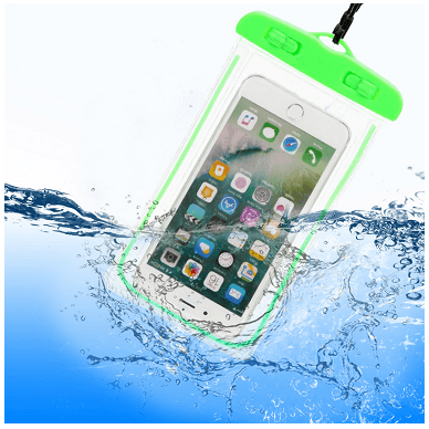 Buy Universal Waterproof Cell Phone Pouch - Neon Green Online