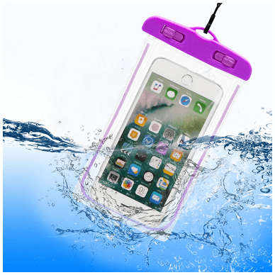 Buy Universal Cell Phone Waterproof Pouch - Purple Online