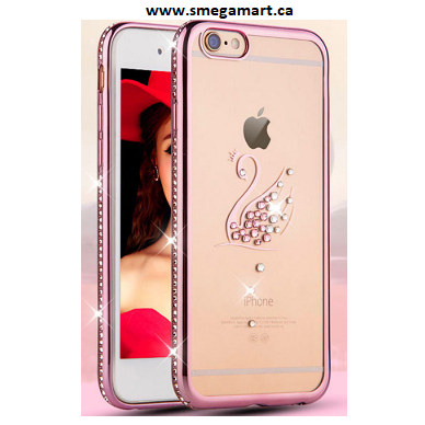 Buy iPhone 7+/8+ Luxurious Rhinestone Rose Cell Phone Case