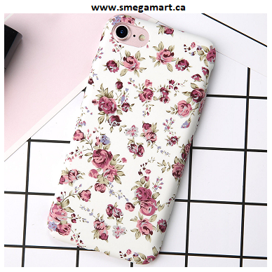 Buy iPhone 7+ Rose Pattern Hard Back Shell Case