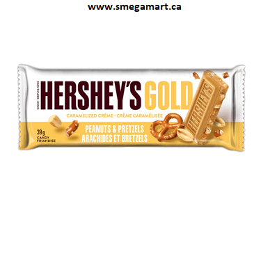 Buy Hersheys Gold - Chocolate Covered Peanuts & Pretzels Online