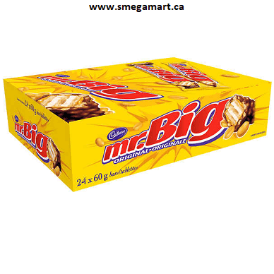 Buy Mr Big Chocolate Bars - 24 X 60g Box Online