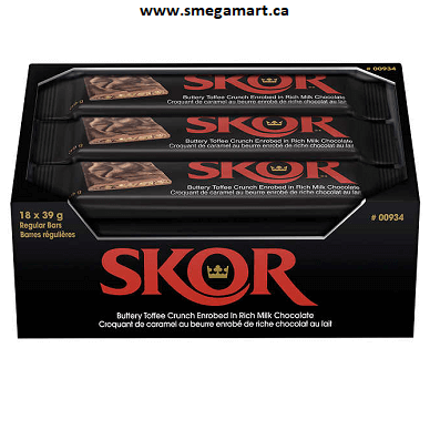 Buy Skor Chocolate Bars - 18 × 39g Box Online