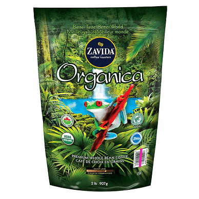 Buy Zavida Organica Premium Whole Bean Coffee Online