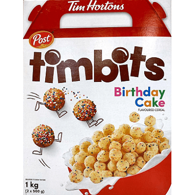 Buy Tim Hortons Timbits Birthday Cake Cereal Online