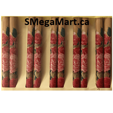 Buy Wooden Chopsticks With Floral Pattern - 10 Pairs Online