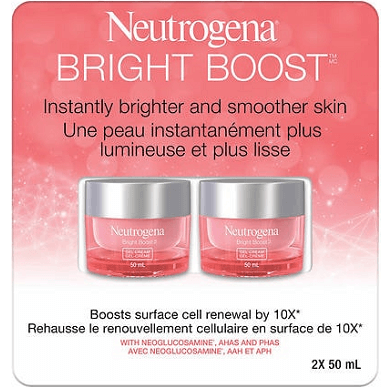 Buy Neutrogena Bright Boost Gel Cream, Brightening Face Moisturizer Online
