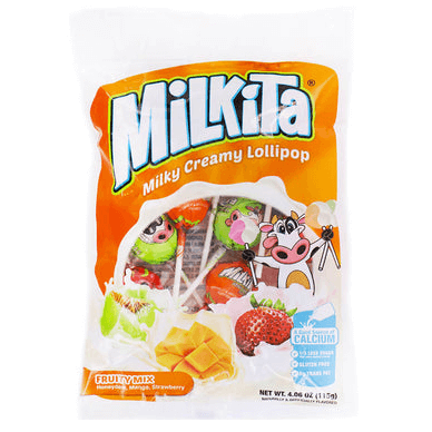 Buy Milkita Milky Creamy Lollipops Candy (Fruity Mix) Online