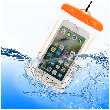Buy Universal Cell Phone Waterproof Pouch - Orange Online