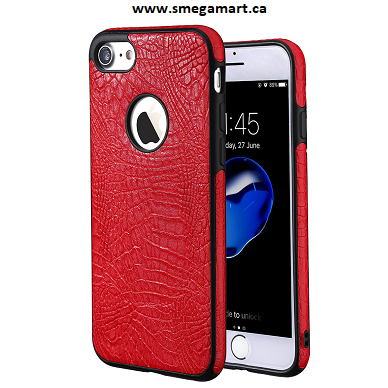 Buy iPhone 7 / 8 Red PU Leather Cell Phone Case Online