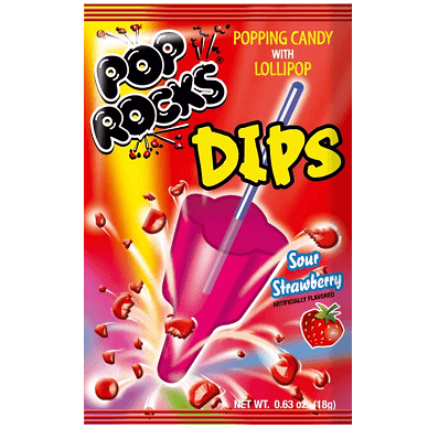 Buy Pop Rocks Dips Sour Strawberry Online