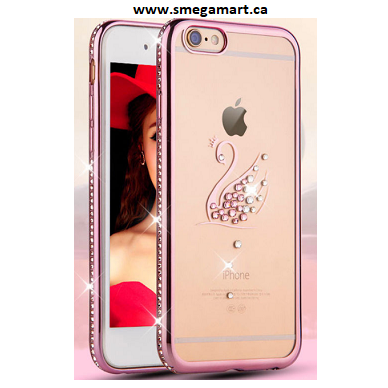 Buy iPhone 7+/8+ Rhinestone Peacock Case - Rose Online