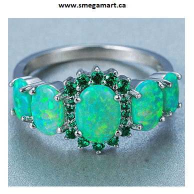 Buy Green Fire Opal Ring Online