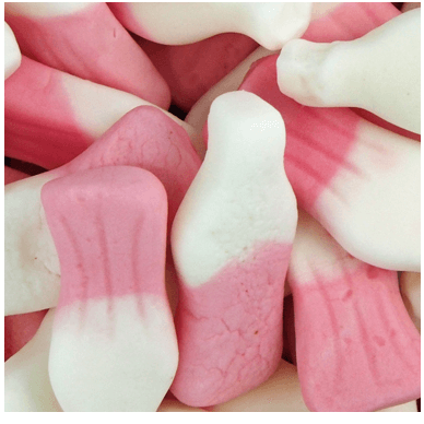 Buy Strawberry Milkshake Bottles Gummy Candy Online