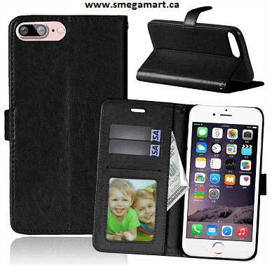 Buy iPhone 7 Plus / 8 Plus Wallet Case - Black Online