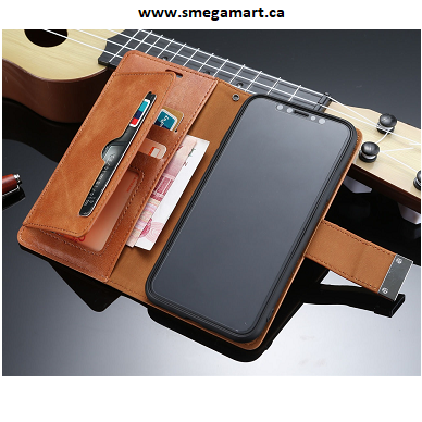 Buy iPhone 7 Plus / 8 Plus PU Leather Wallet Case - Brown Online